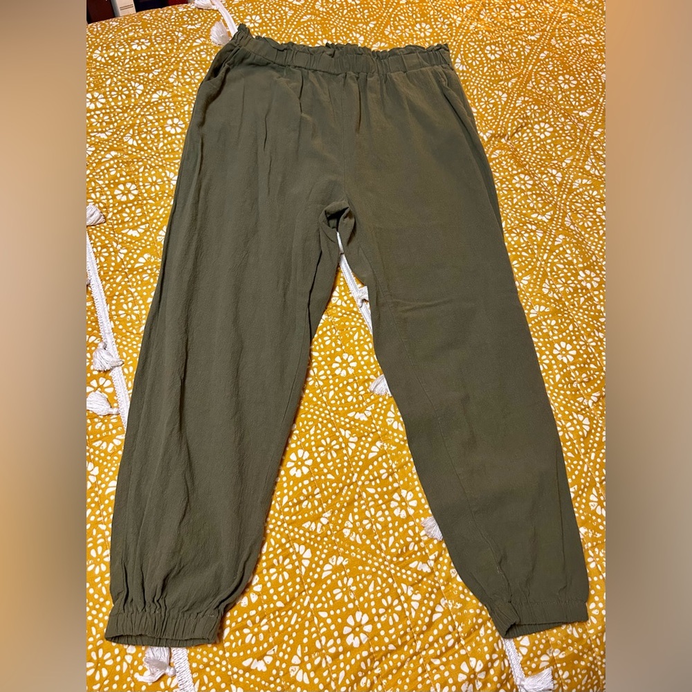 Size 2XL Shein Curve olive colored high waisted pants